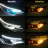 DRL Daytime Running Light Universal Car Flexible LED Light Strip Set of 2